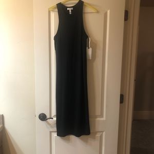 Leith Black Midi Dress NWT